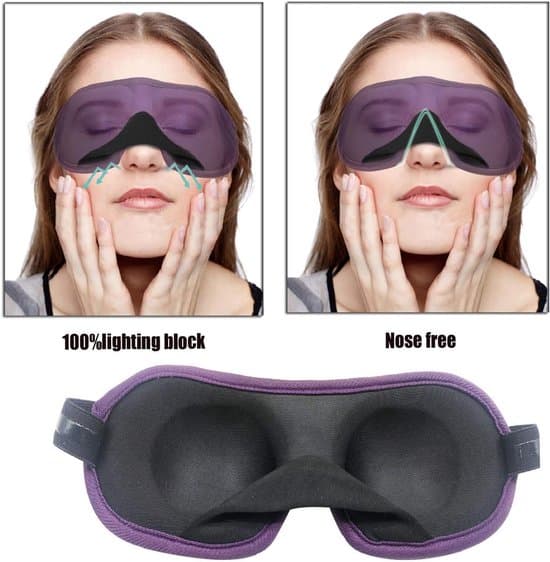 3D Sovmask - Maskintvättbar och Bekväm