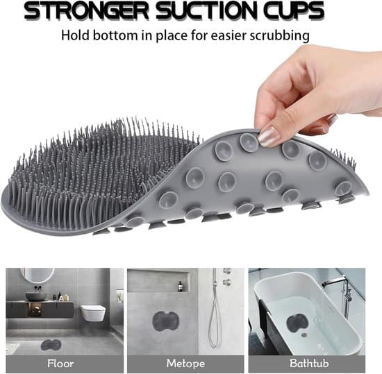 Fodbørste brusefodmassager (gul)