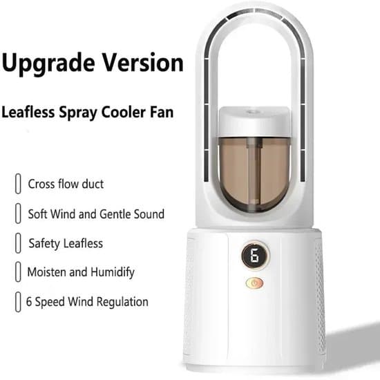 Luftkøler og luftfugter - Bordventilator - Luftfugter og køler - USB-ventilator - Aircondition til soveværelset