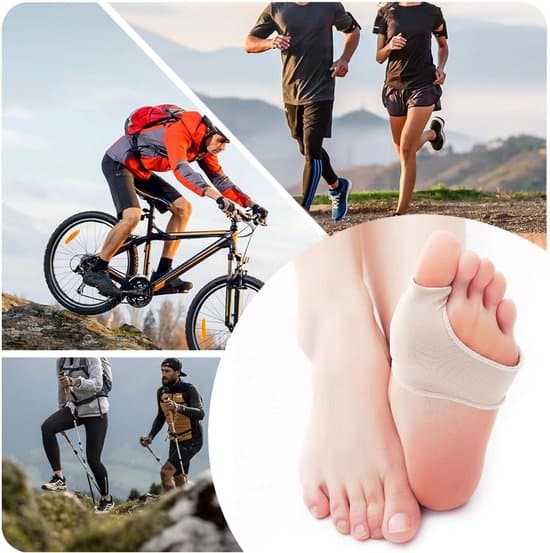 Hallux valgus-strumpor - tåskydd - khaki - L