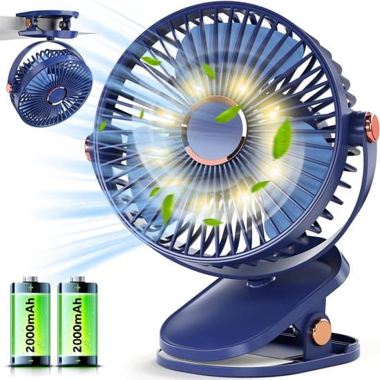 Bordventilator - Gulvventilator - lufthastigheder - svingfunktion - Skrivebordsventilator - USB