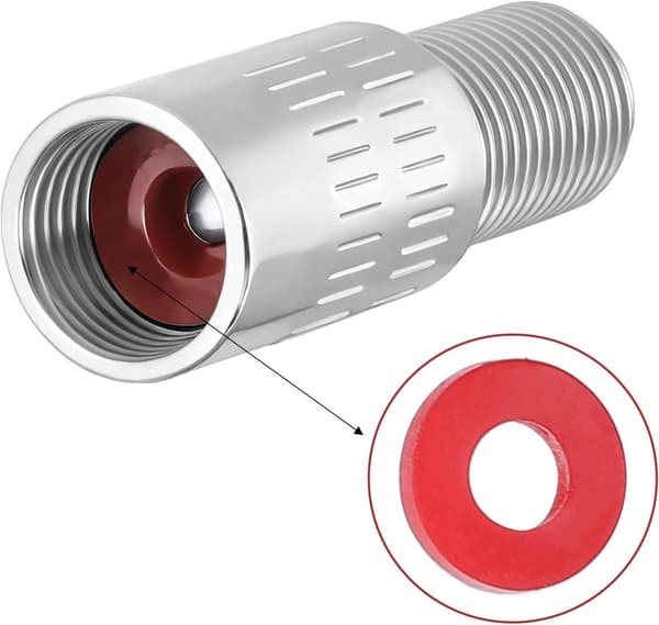 Bildækventilhætter - 4-pak (7 mm indvendig diameter)