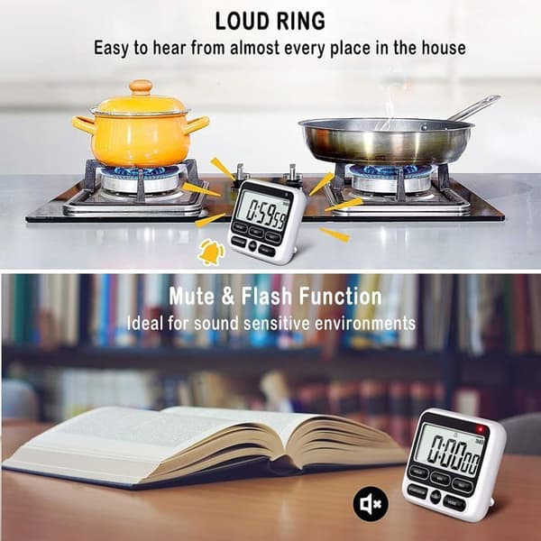 Sort Digital Køkkentimer