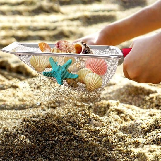 2-pack röda långskaftade strandspadar för sand- och snäckinsamling