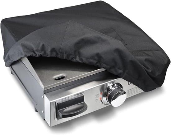 Sort 44 x 44 x 15 cm 600D Vandtæt Polyester Desktop BBQ Grillovertræk