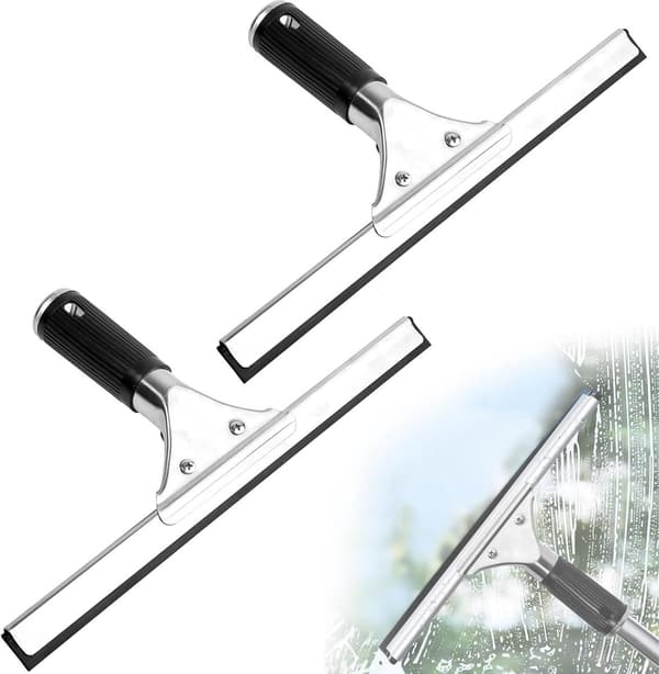 Professionell Duschvägg Glasplatteskrapa - 2-pack - 30cm