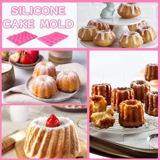 Silikone bageforme - fleksible og non-stick - 2-pak