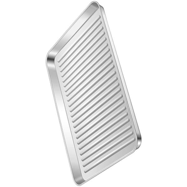 Praktisk bageform, husholdningsbageform, sølv non-stick, 1 stk, 23×17×2.5cm