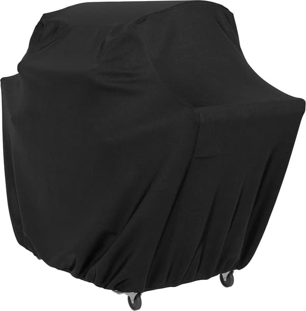 Amazon Basic Gasgrillovertræk, Vandtæt, 145 x 66 x 117 cm (L x B x H), Sort