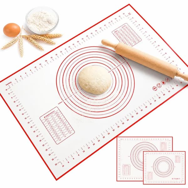 Silikone bageunderlag 40x30 cm – non-stick, skridsikkert med mål