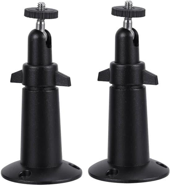 2x Kameravægbeslag - Justerbart - Sort