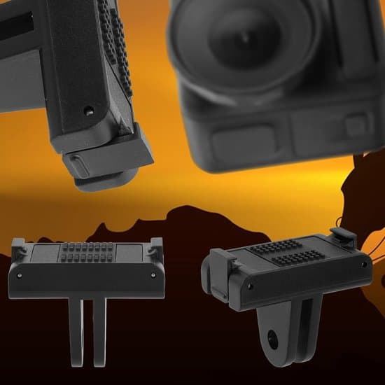 - Magnetisk adapter til actionkameraer med hurtig montering