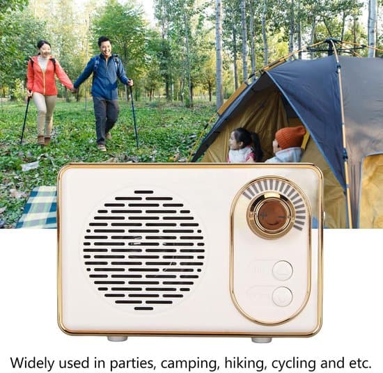 Retro Bluetooth-kaiutin - Retro-kaiutin - Bluetooth 5.0 - lisäbasso - Valkoinen