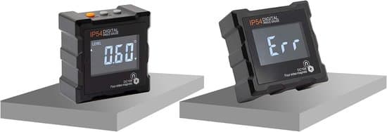 Magnetisk digital inklinometer med LCD-display, vattentät, 4 magneter, inklinometer
