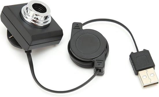 Mini USB Webcam - Computer Webcam - Videochat - Automatisk Hvidbalance - Kompakt - Sort