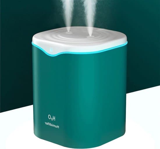 Bärbara USB-luftfuktare - 2000 ml - För sovrum - Visktyst luftfuktare - Luftfuktare för sovrumsväxter hemma - Grön