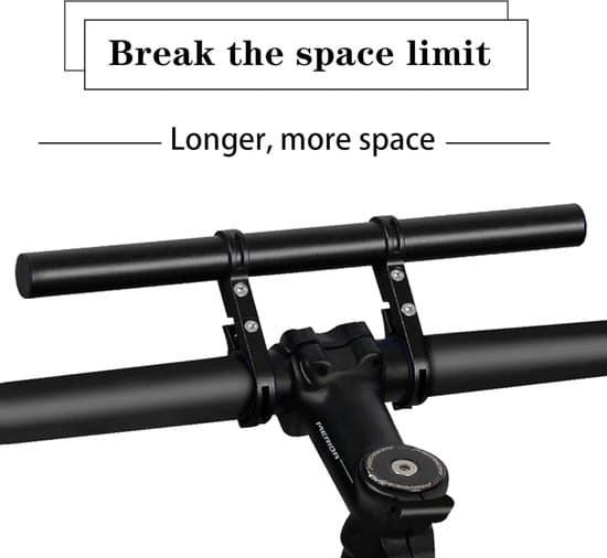 30 cm multifunktionell förlängningsfäste för cykelstyre/styrstam