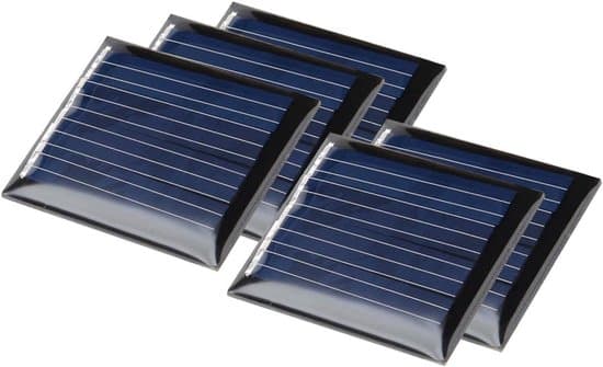 5-cellet polykrystallinsk silicium mini solcellepanelmodul, 55x60mm, 3V, 0.45W, 150mA, til legetøjsopladere.