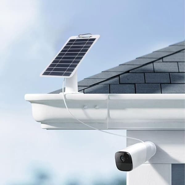 Solcelleoplader, 2W solpanel, 5V USB-stabilisatorstativ, soladapter til mobiltelefoner (til telefonbrug).