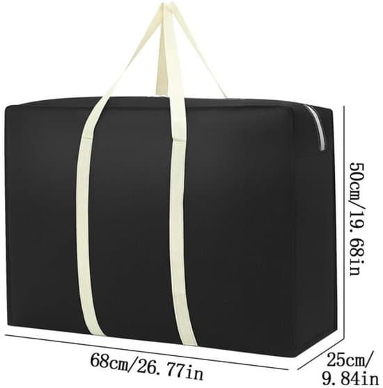 2-pack 70x25x50cm Vattentäta Flytt-/Förvaringsväskor - Blå