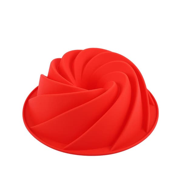 Silikonbakform, kakform, 9 tum (spiralformad kakform)