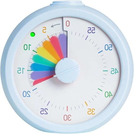 Visuel timer - 60 minutter - Lydløs - Hvid model 3