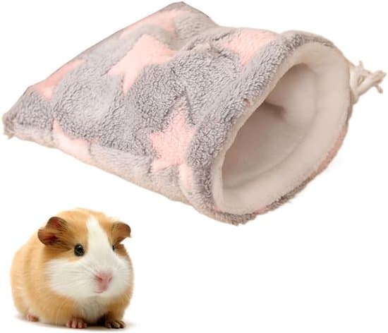 Hamster sovepose, lille kæledyrssnor sovepose til små dyr, gemmestedspose med sideventilationshuller til små kæledyr
