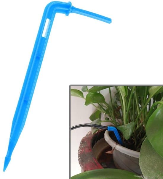 Droppbevattningssystem Kit - Bevattningstillbehör - Växtvattning - 50 delar - 20 cm förpackning - Grön