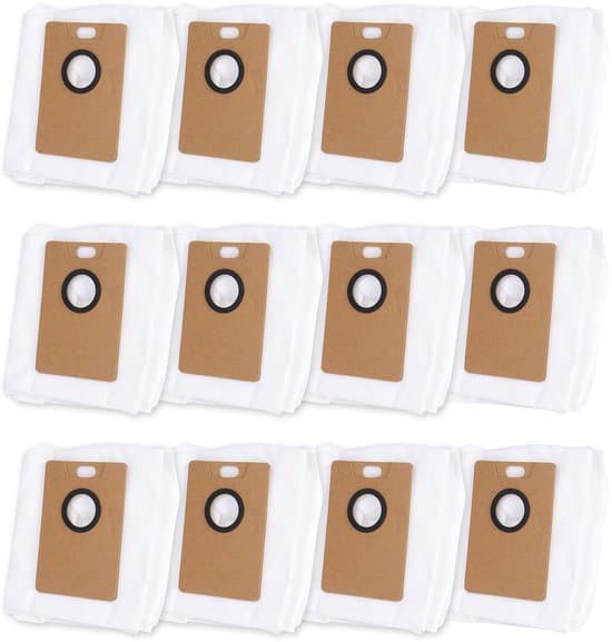 12-pack dammsugarpåsar för Tapo RV30 Max/RV20 Max - 3,5L