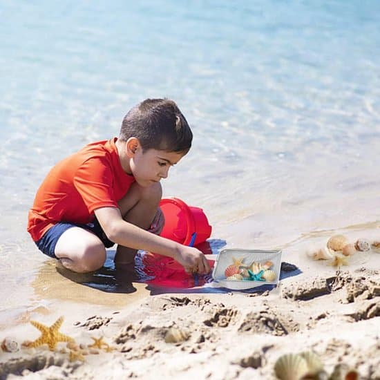 2-pack röda långskaftade strandspadar för sand- och snäckinsamling