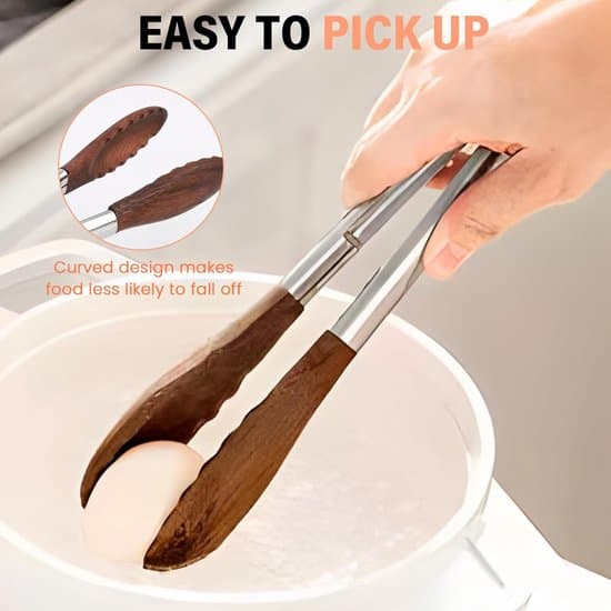 30 cm träklämmor för kök/grillmatservering