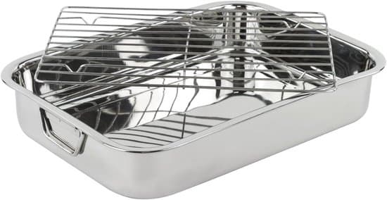 Ovn bageform - Bageform med håndtag - Rustfrit stål - 40 cm