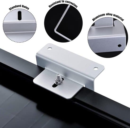 st Aluminium Solpanelmontering, Z-formad, Lämplig för Fordon & Tak
