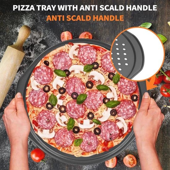 Non-Stick Ovn Pizzafade - 35 cm, 2 Stk.