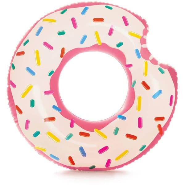 Bitten donut flydende legetøj, 107 cm