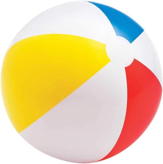 Poolleksaker, släta strandbollar, 51 cm i diameter