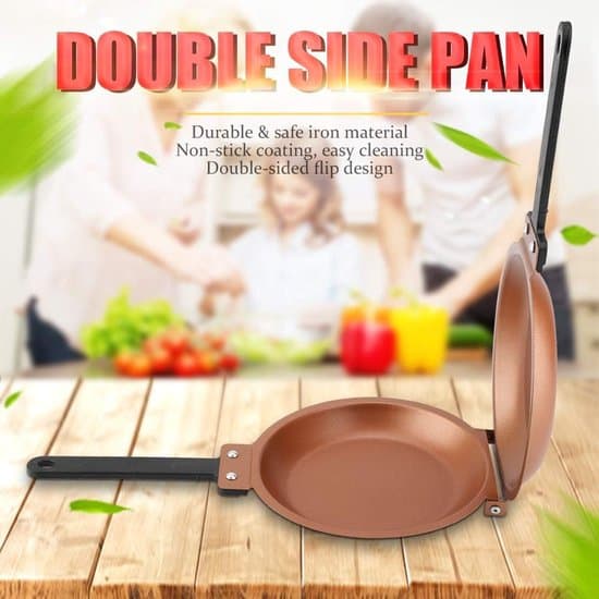 Dobbeltsidet non-stick pande - 18 cm