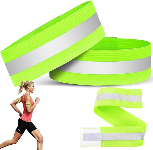 Reflexband, reflekterande ljusband, handledsreflexer, säkerhetsjoggingkit