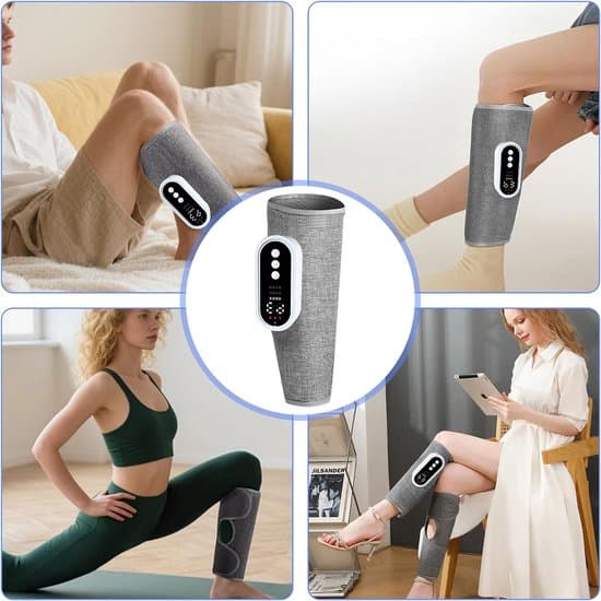 Velegnet til 2-delt benmassager Smertelindring Cirkulation Læg Luftkompression 3 Tilstande 2000mAh