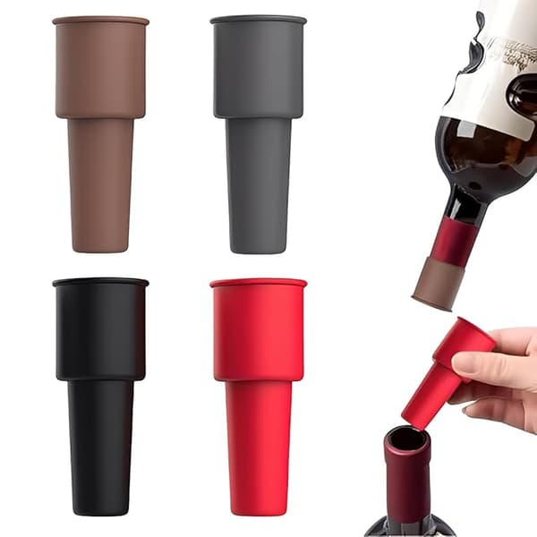 Fyra flaskproppar, vinflaskproppar, champagneflaskproppar, flaskproppar, champagneflaskproppar