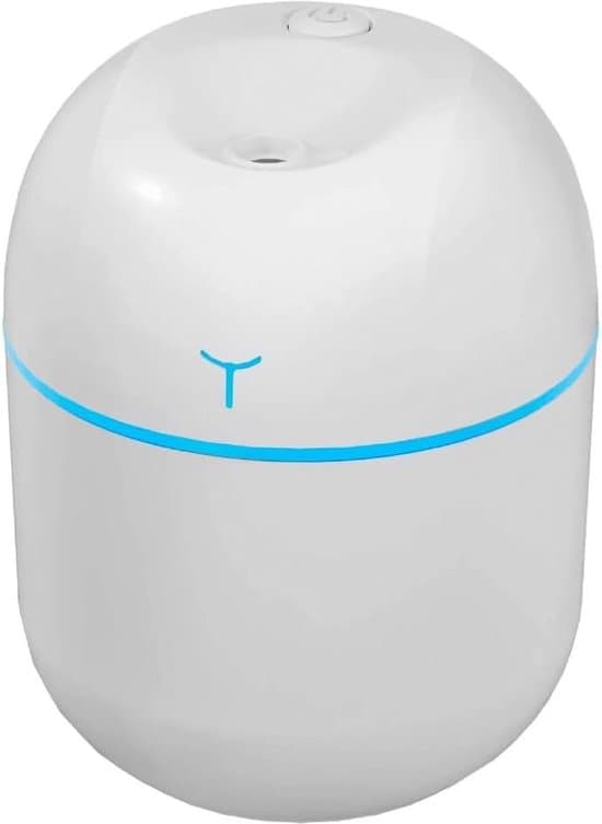 Luftfugter - Stille Design - 200 ml - 2 Spraytilstande - Bærbar - Luftfugter (Hvid)