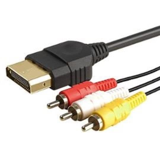 RCA AV lyd-/videokabel til Microsoft Xbox 1 (første generation) spillekonsol