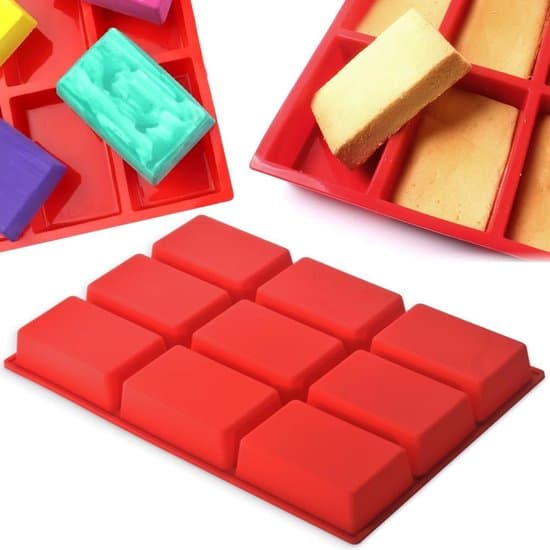 Silikone Mini Brødform til 9 Mini Brød - 2 Stykker