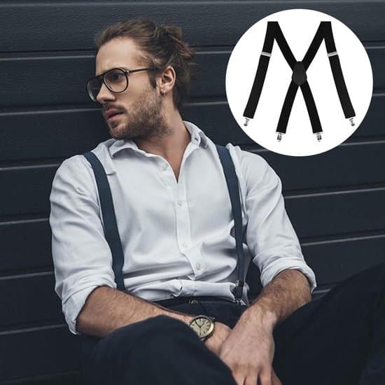 Mænds X-formede brede retro selerem med robuste clips - Sort, størrelse L