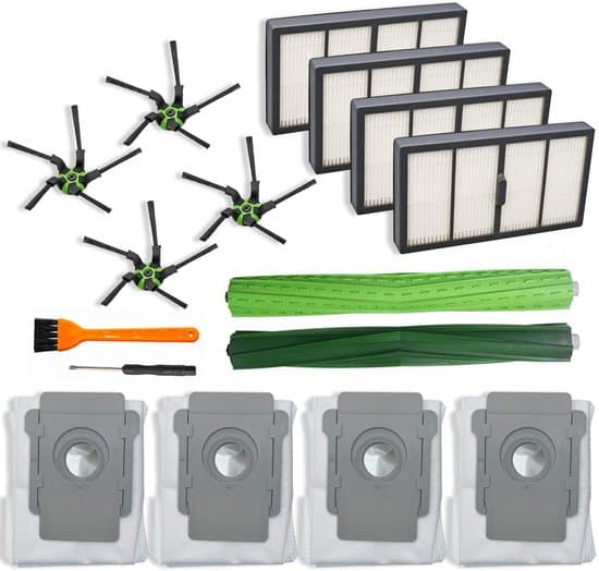 Reservedele til iRobot Roomba S9/S9+, 16 dele i alt
