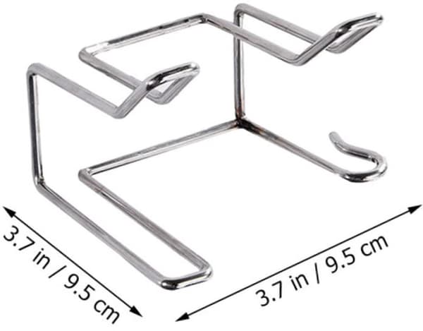 Hårtorkshållare, väggfäste för hårtork - silver