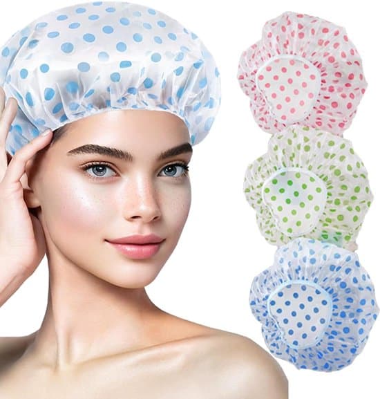 30 stycken, Duschmössor, vattentät duschmössa, Plastduschmössor, Resevänlig