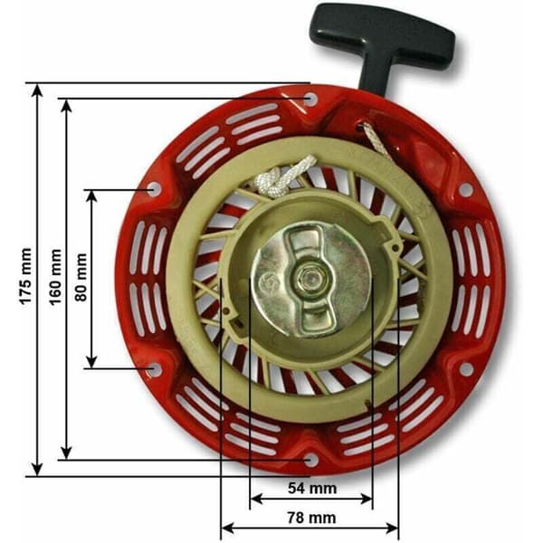 6,5 hestekræfters motorstarter