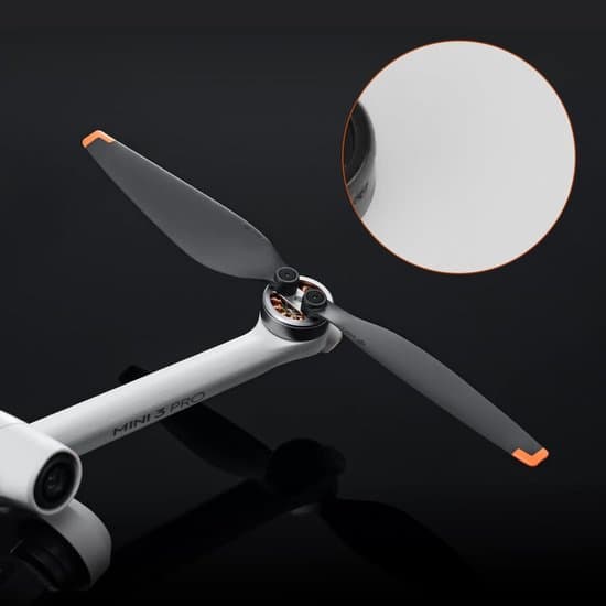 - Propel Drone - Erstatningspropeller - Lav Støj - Sort - Velegnet til Mini 3 - 16 Stykker