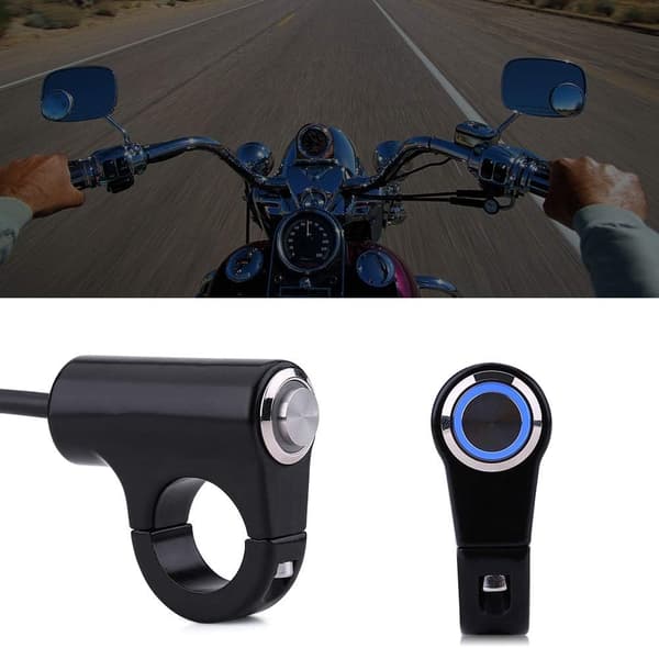 Motorcykelstyromkopplare, cykelljusomkopplare (Typ B blåljusversion)